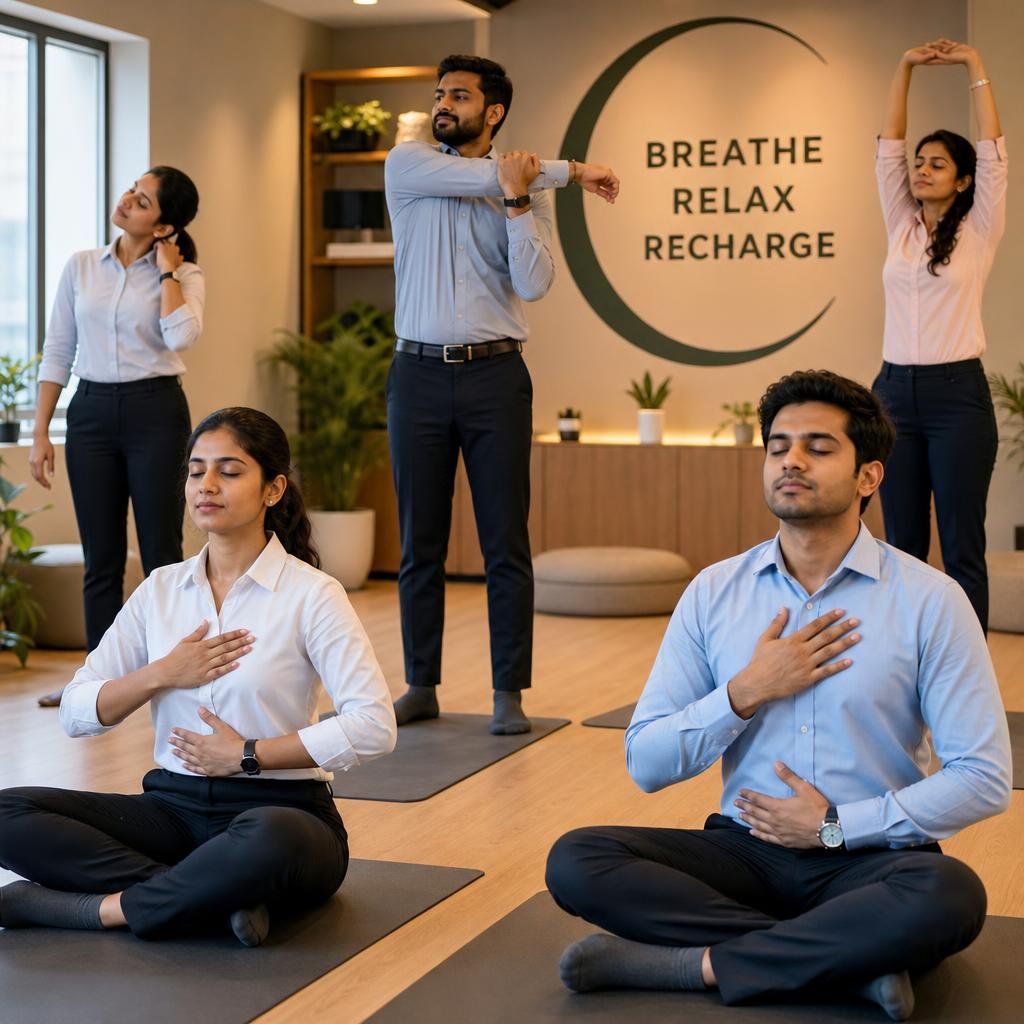 Corporate wellness program at Fiori Spa Bangalore