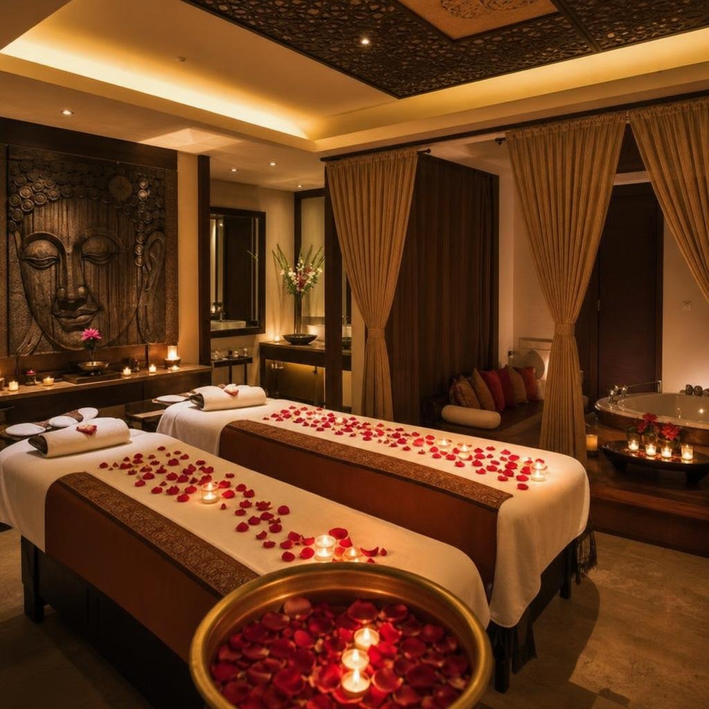 Private couple suite at Fiori Spa Koramangala